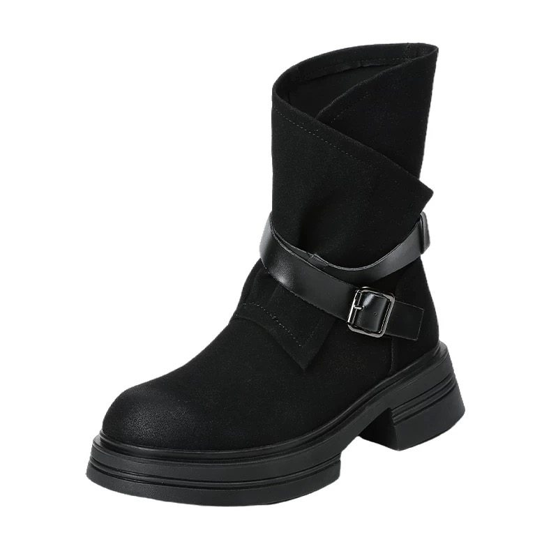 1.15小榴莲【爵哥】磨砂牛反绒复古马丁靴929 K801主图