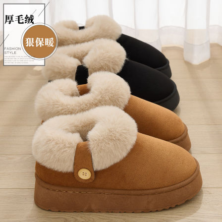 棉鞋女款冬季包跟2026新款加毛绒加厚保暖防滑雪地靴冬天女士外穿