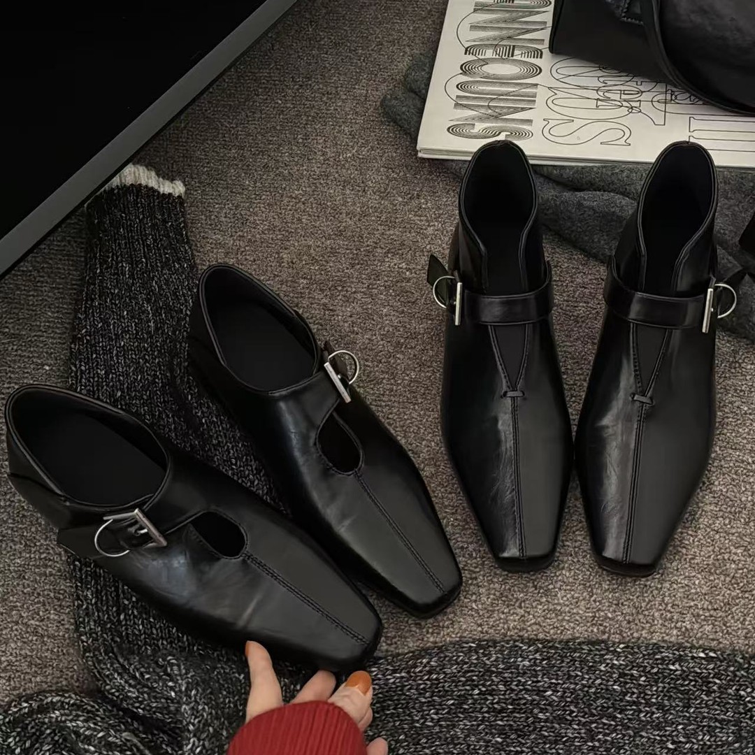 BAO/宝小姐2026春季新款百搭时尚休闲鞋复古软底玛丽珍韩版单鞋主图