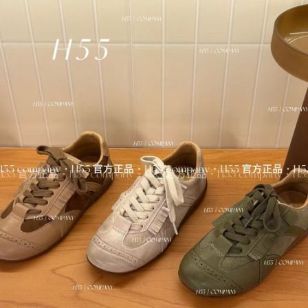 H55女鞋2026早春新款复古做旧德训鞋百搭时尚79-3168【N】