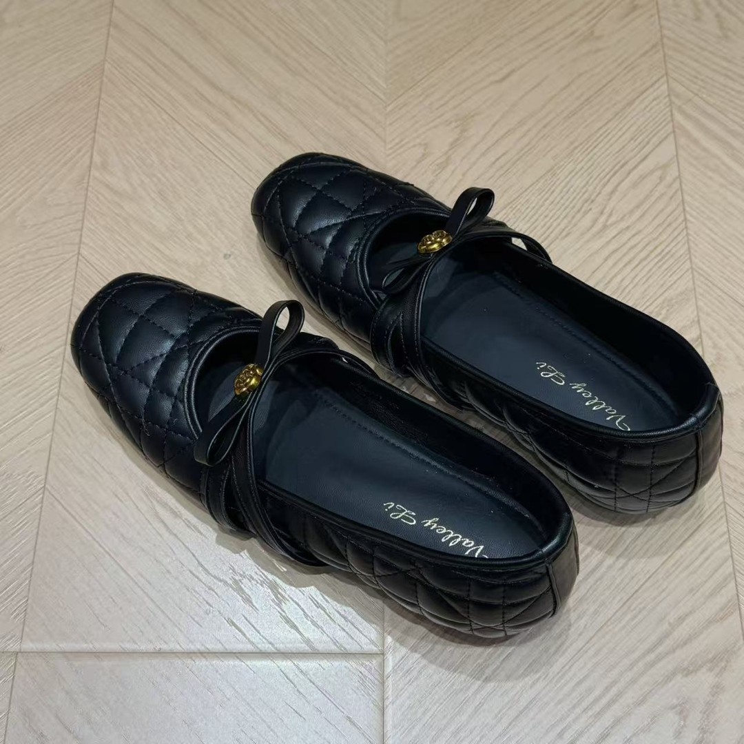 【豆子推荐】1620 韩版方头山茶花内增高小香风玛丽珍鞋舒适单鞋主图