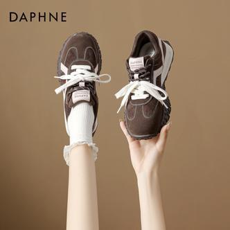 达芙妮厚底增高德训鞋女2026春季新款时尚休闲轻便女鞋休闲运动鞋