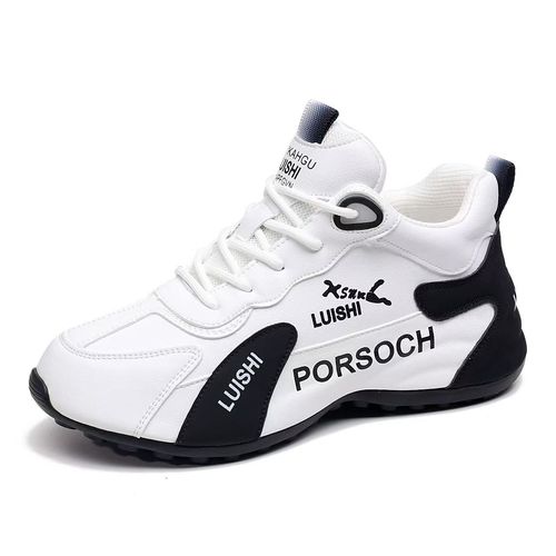 皮面加绒柔软厚底防滑时尚百搭休闲运动鞋7083主图