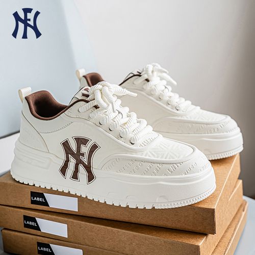 FN男鞋秋季新款户外透气软底板鞋皮面防水潮鞋低帮厚底百搭休闲鞋主图