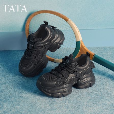 TATA他她2026春新款时尚休闲厚底老爹鞋百搭潮酷运动女鞋CY213AM6