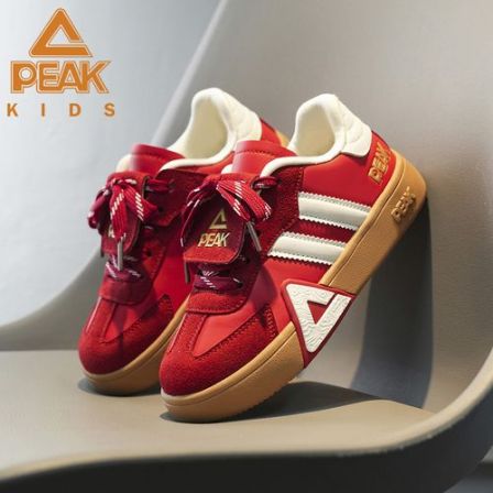 匹克儿童运动鞋男童女童耐磨防低帮学生复古运动板鞋DEK54750B
