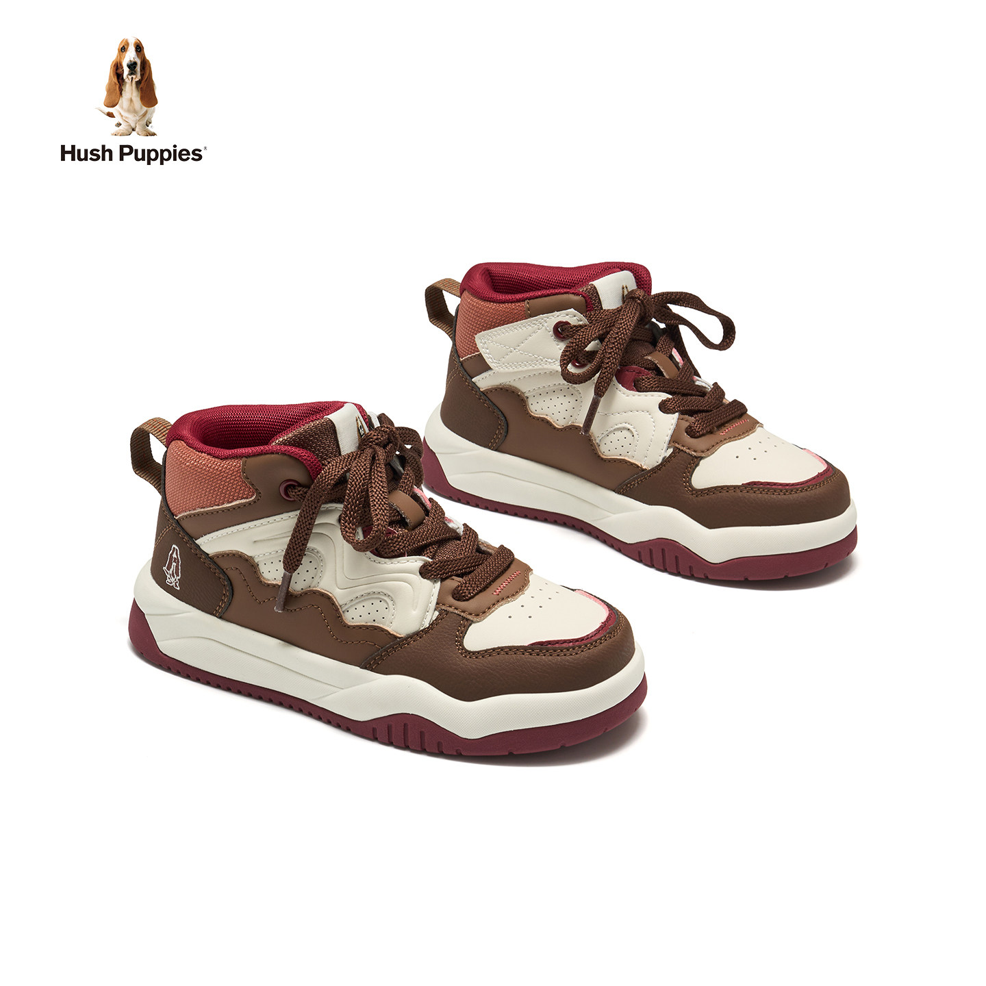 【云感力】新年限定暇步士童鞋儿童板鞋红色过年休闲软底休闲鞋子主图