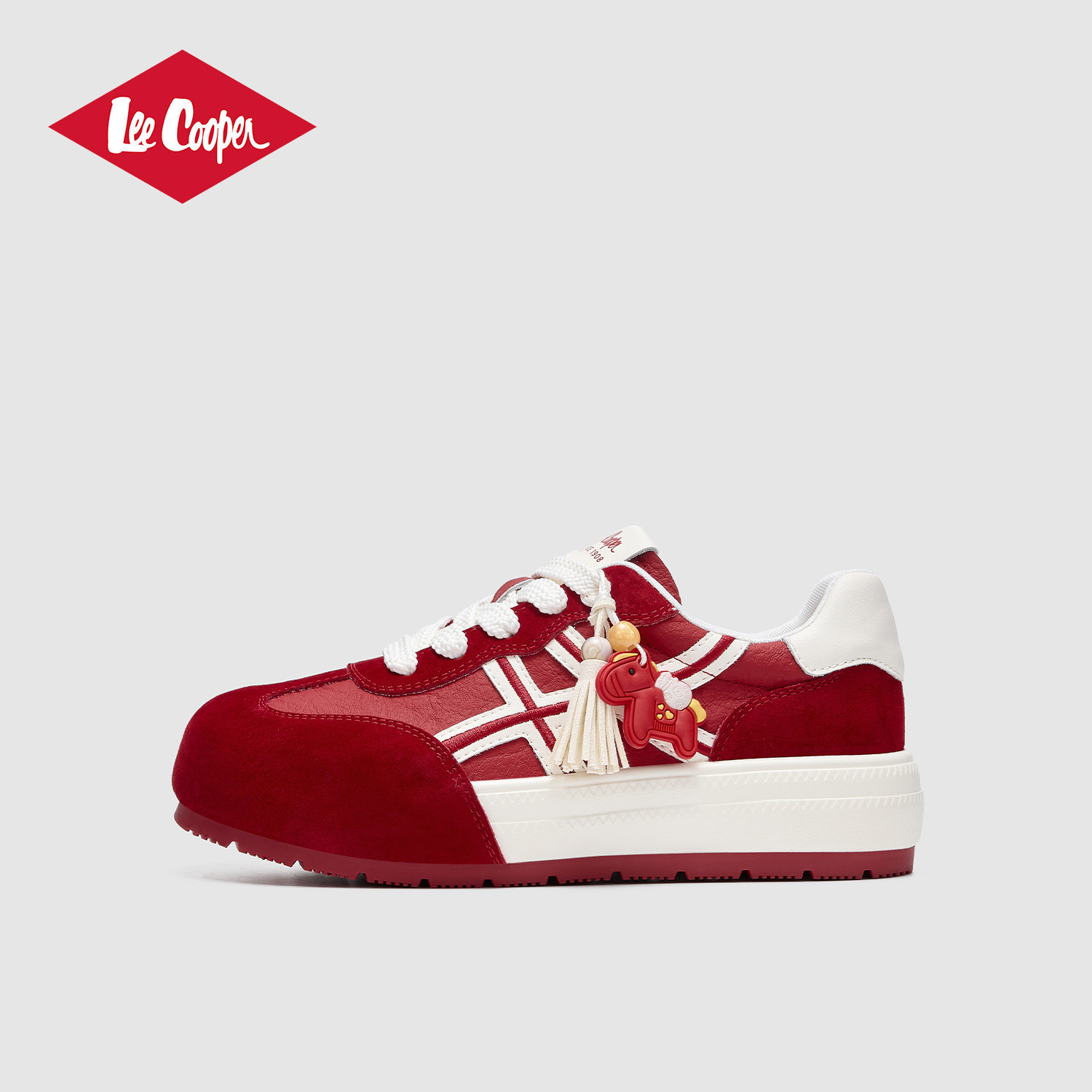 【烈儿超值年货节】【马上有钱】Lee Cooper德训鞋女款增高休闲鞋主图