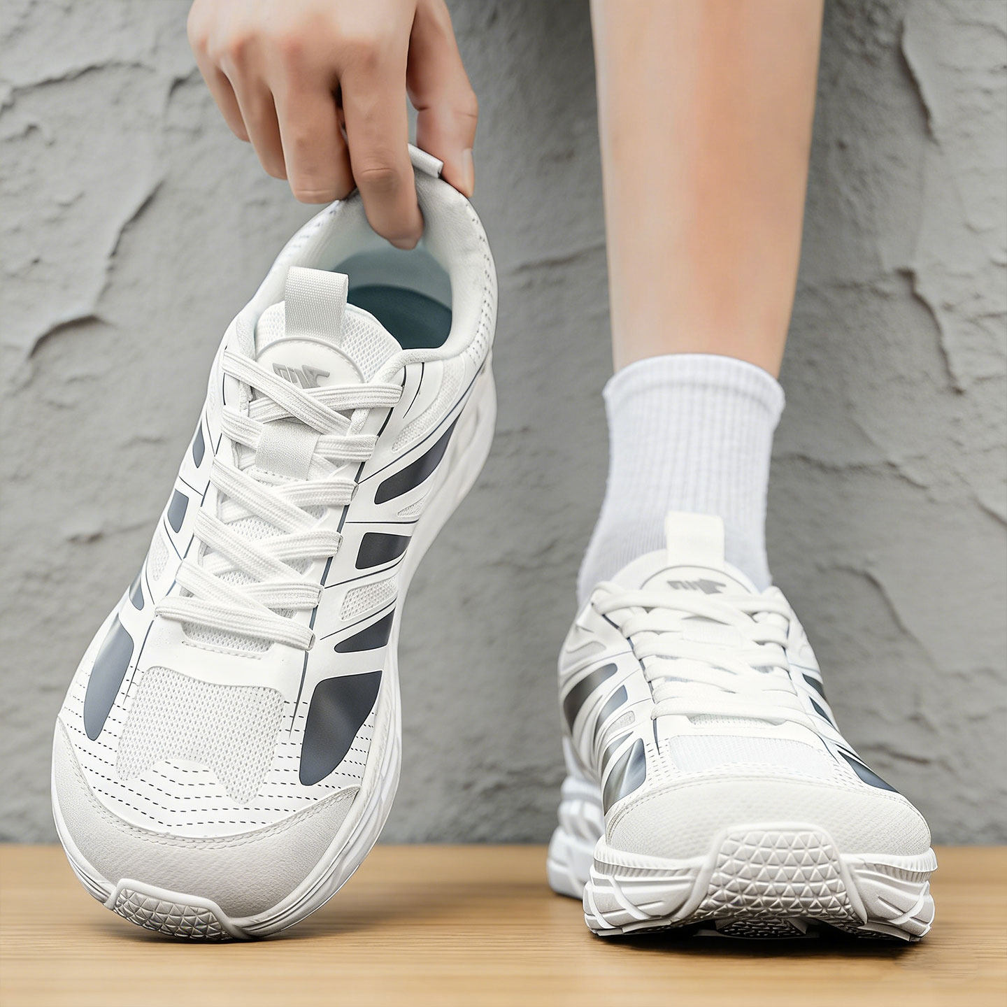 大头鞋男士47码大尺码脚胖宽46专用宽楦鞋透气45男生不挤脚宽头板鞋主图