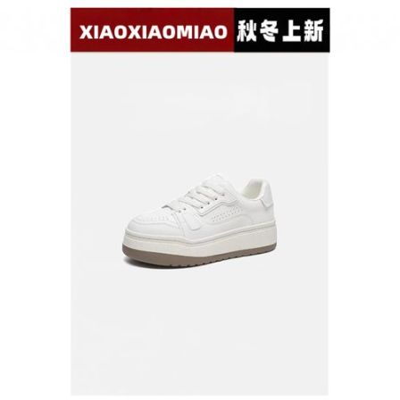 增高8CM~【脏脏小白鞋】厚底新款百搭做旧擦色休闲厚底增高女鞋潮鞋