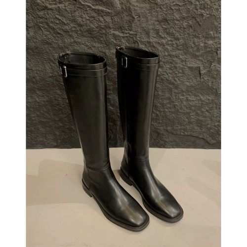 赫本锁扣｜h234韩版长靴002-8【加绒/单】腿围36之内主图