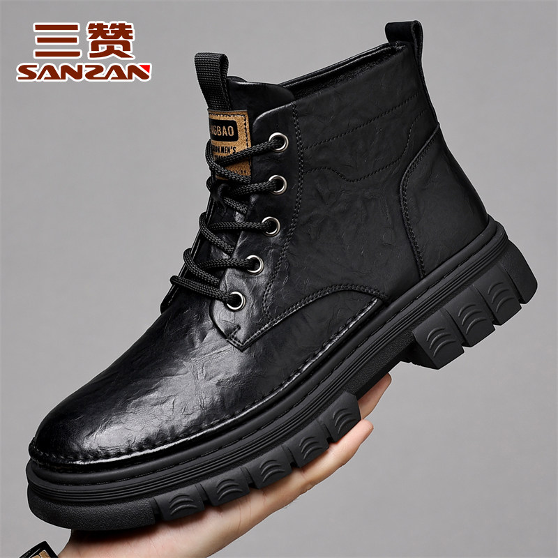 增高5CM~ 厚底牛反绒勃肯鞋女2025秋冬新款加绒毛毛鞋包头半拖鞋主图