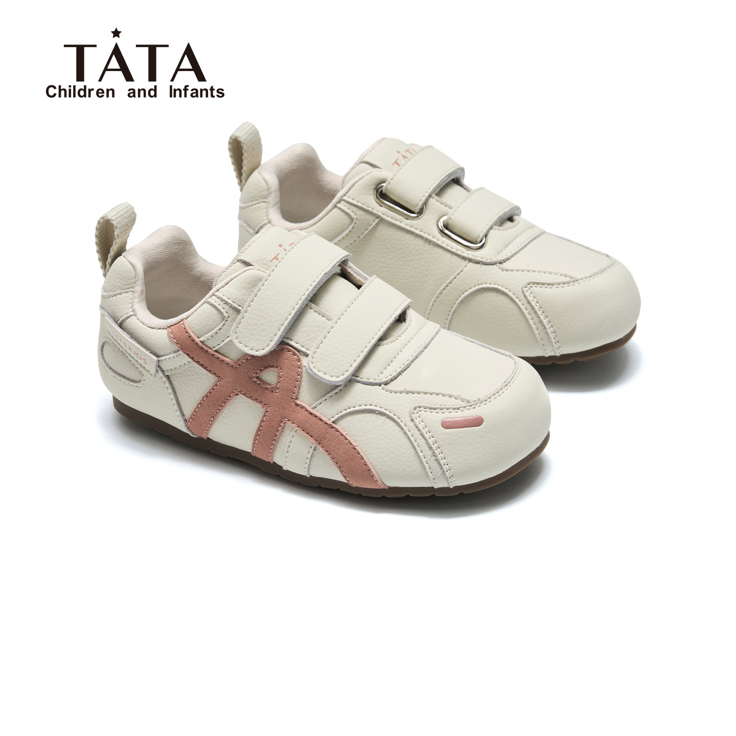 他她童鞋儿童运动鞋女童板鞋春季新款透气舒适阿甘鞋男童德训鞋子主图