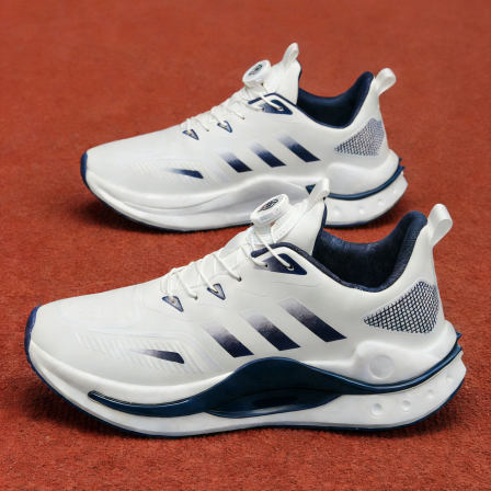 青少年运动鞋男初中学生减震踩屎感软底超轻大童免系带无碳板跑鞋