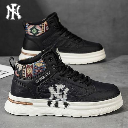 FN男鞋2026秋季新款百搭学生时尚休闲运动鞋百搭防滑潮流高帮板鞋