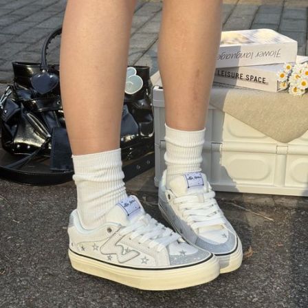 顽刻ollieskate满天星配色W系列冬季休闲低帮男女国潮滑板鞋