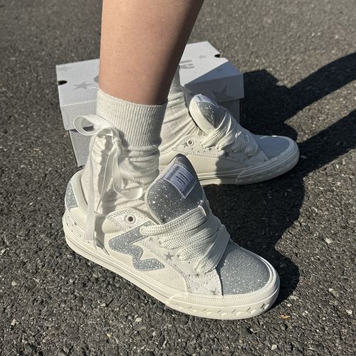 顽刻ollieskate满天星贝果鞋冬季BAKE低帮男女W软底面包鞋板鞋主图