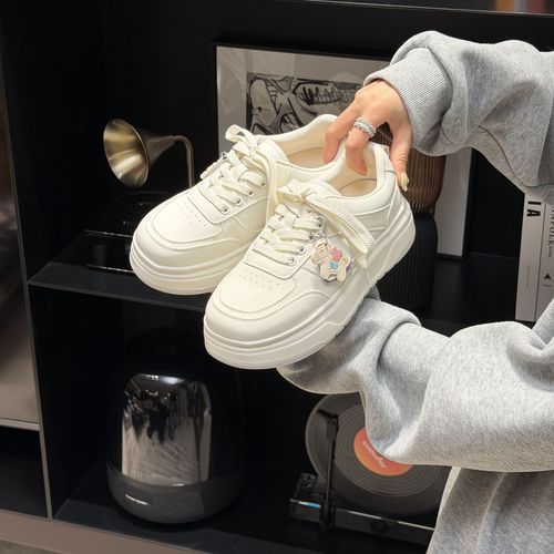 BL静哥加宽大码R61111厚底增高百搭胖脚新款板鞋休闲运动鞋小白鞋主图