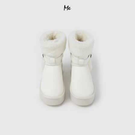 ME【圣代维尼雪地靴（加绒）】重磅小牛皮泰迪羊毛保暖鞋子MESA8333