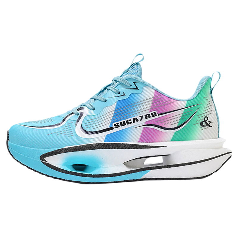 运动鞋男学生青少年轻薄透气软底男款防臭体育生训练减震碳板跑鞋主图