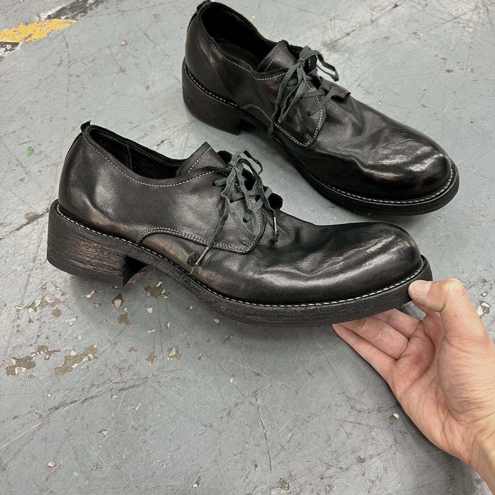 cleanfit尖头乐福德比鞋男士英伦风翘头厚底增高商务通勤休闲皮鞋主图