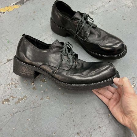 cleanfit尖头乐福德比鞋男士英伦风翘头厚底增高商务通勤休闲皮鞋