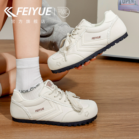 feiyue/飞跃女鞋运动小白鞋2026春夏新款休闲软底百搭芭蕾赛车鞋