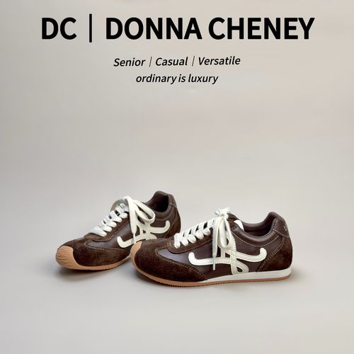 DONNA CHENEY小罗德训2025秋季升级版牛皮复古擦色阿甘德训鞋主图
