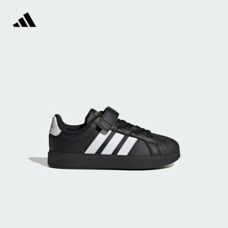 adidas阿迪达斯官方男女小童魔术贴休闲运动鞋STREETTALK JS5055