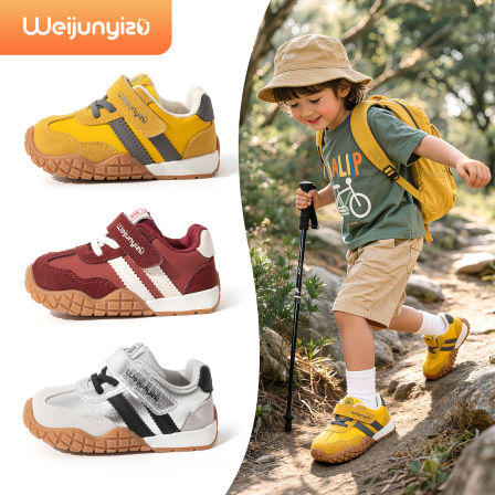 炜俊亿足儿童鞋子男童运动鞋2026新款宝宝鞋子春季户外透气机能鞋