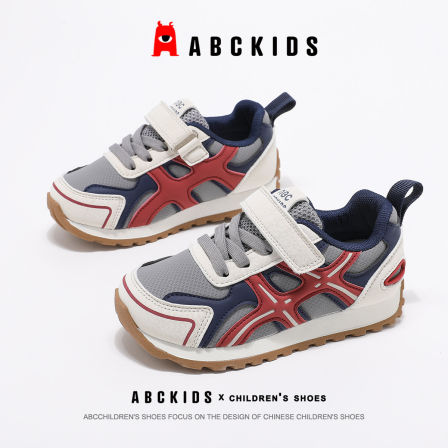 abckids儿童运动鞋2026春季男童鞋子舒适透气跑步鞋德训鞋阿甘鞋