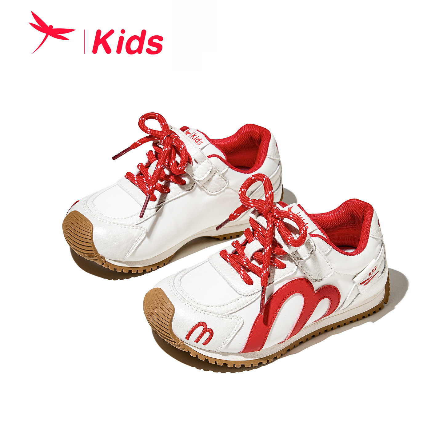 红蜻蜓女童鞋2026春季新款阿甘鞋儿童休闲透气运动鞋男童德训鞋主图