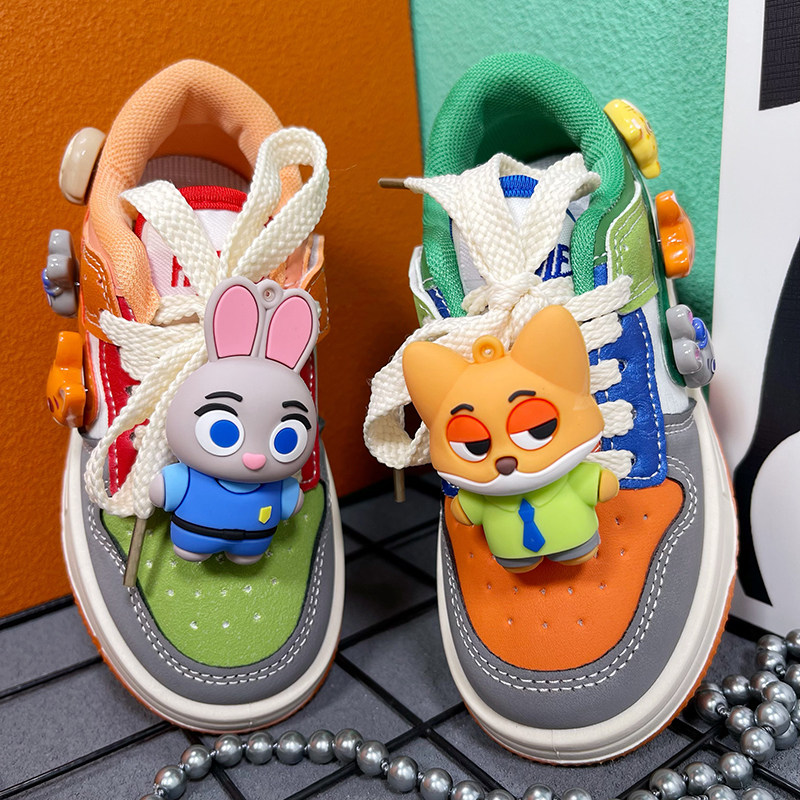 疯狂动物城童鞋男童女童板鞋春秋款幼儿园超轻大童中童2026新款潮主图