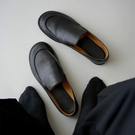 乐福鞋男士老钱风黑色德比鞋休闲皮鞋豆豆鞋懒人通勤商务薄底单鞋