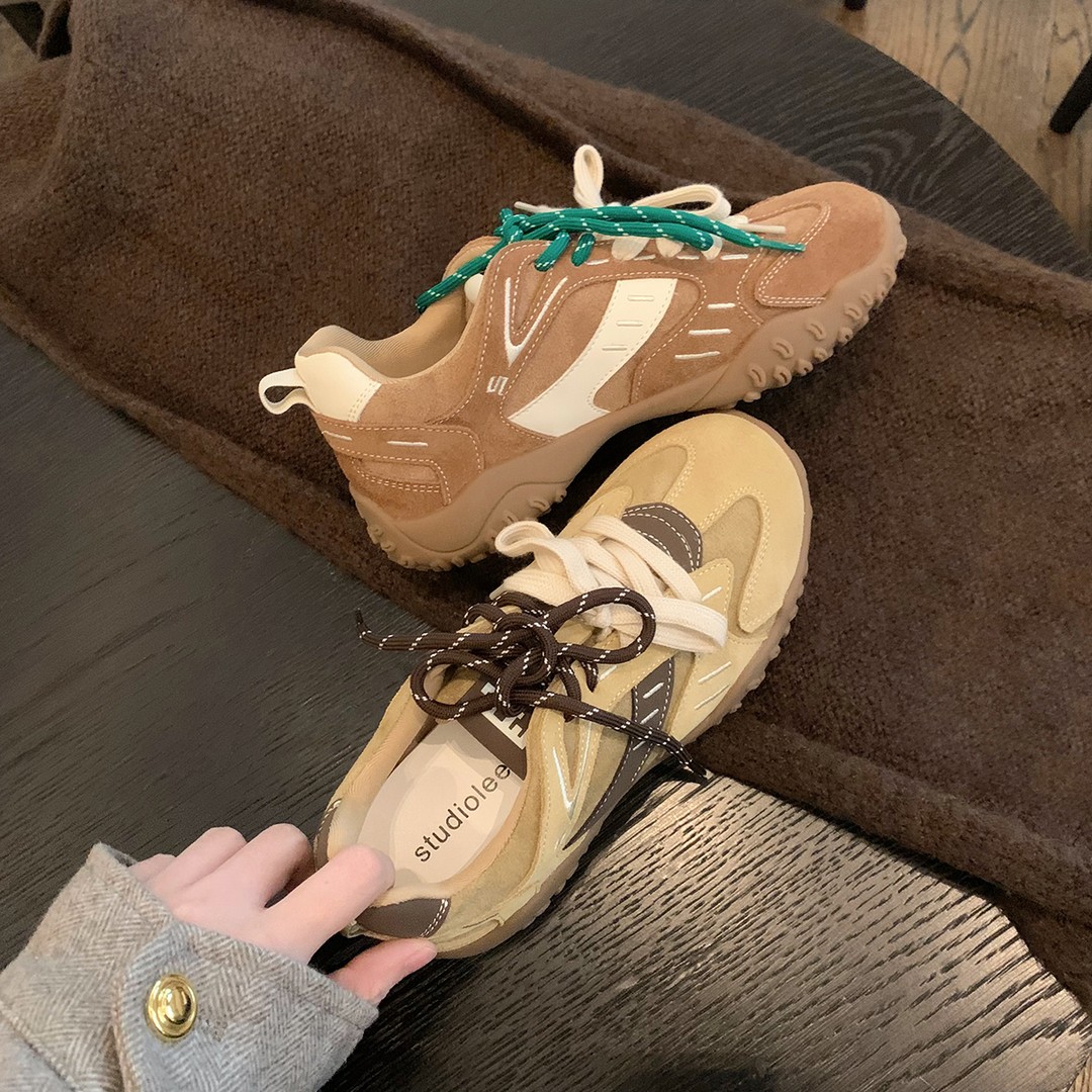 葡萄妈studiolee 增高休闲风德训板鞋阿甘鞋女新款秋冬主图
