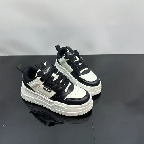 舒适透气休闲板鞋女冬季新品轻便厚底时尚潮鞋 X 检 1030主图