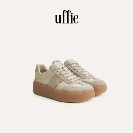 UFFIE于绘 厚底拼接德训鞋