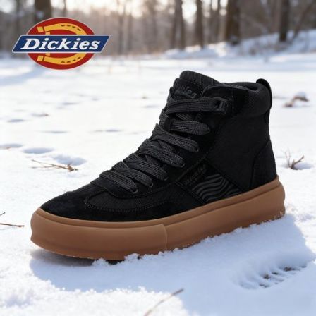 Dickies男鞋2026新款冬季透气高帮德训鞋时尚休闲鞋百搭潮流板鞋