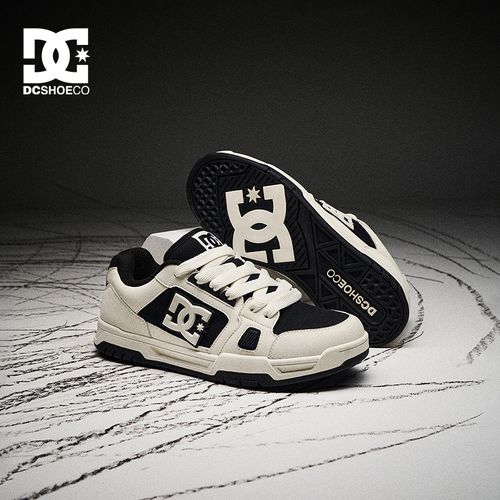 DCSHOES ASTRA  黑白熊猫板鞋耐磨休闲男鞋低帮透气百搭小白鞋主图