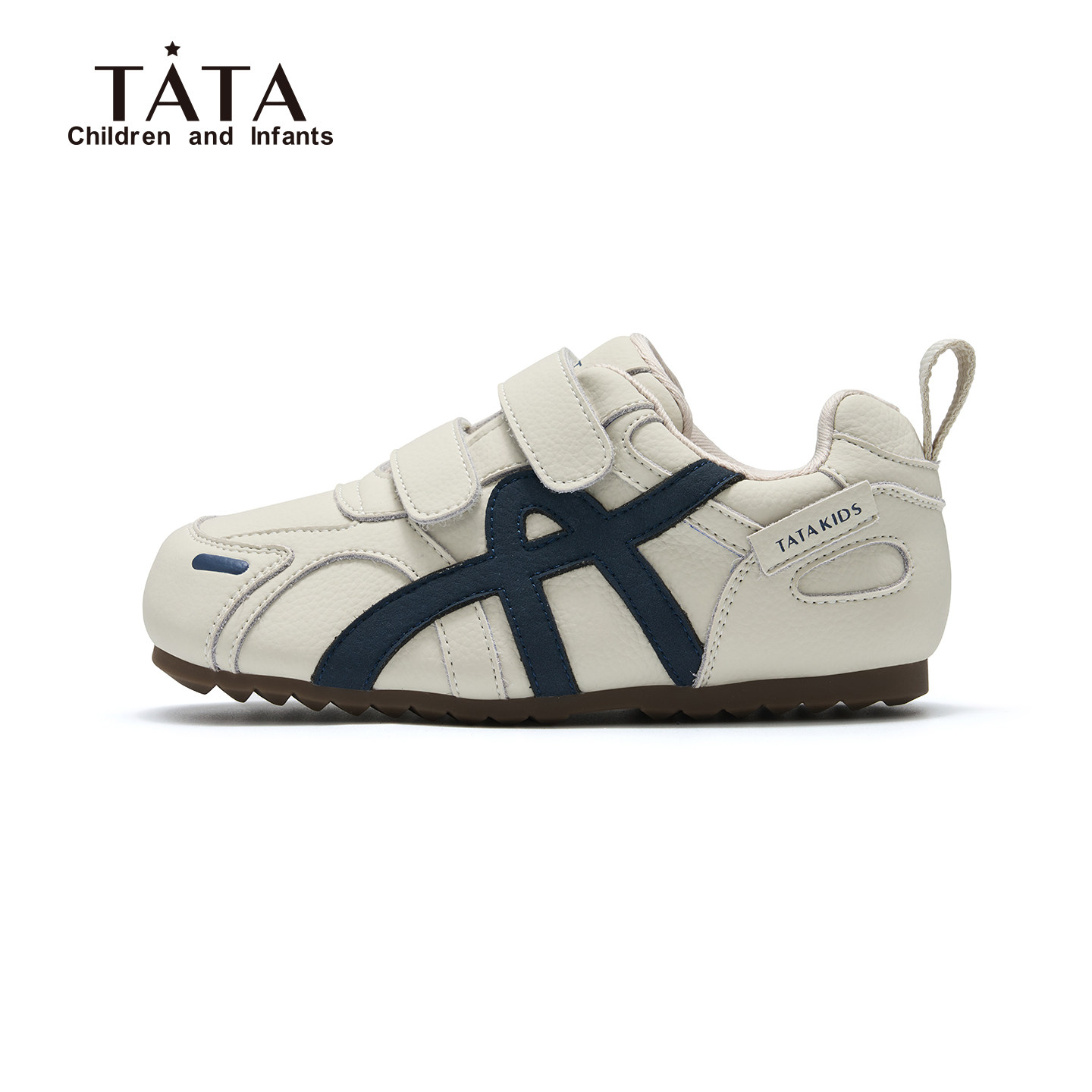 他她男童运动鞋2026春季新款休闲百搭阿甘鞋耐磨防滑儿童德训鞋子主图