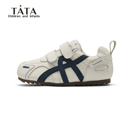 他她男童运动鞋2026春季新款休闲百搭阿甘鞋耐磨防滑儿童德训鞋子