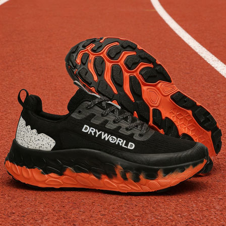 户外鞋百搭男女款飞织透气运动鞋耐磨防滑休闲跑鞋男士徒步登山鞋