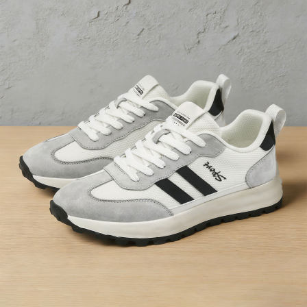 牛筋底男鞋轻便运动阿甘鞋防滑防臭男生鞋子2026新款青少年德训鞋