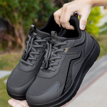 张凯丽老人鞋春季男鞋2026新款爸爸鞋中老年舒适不累脚休闲运动鞋