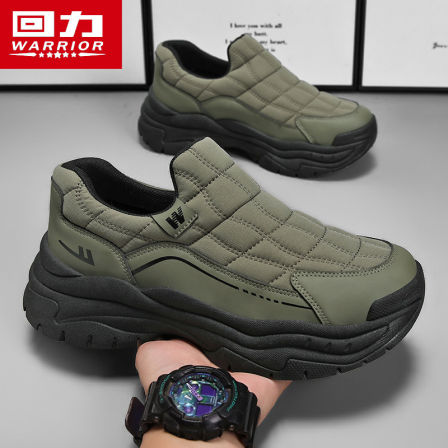 回力男鞋2026新款复古厚底运动休闲鞋男士户外一脚蹬旅游老爹鞋潮