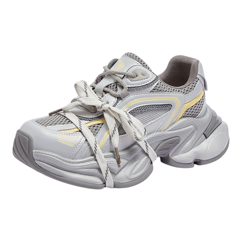 直播骆驼女鞋2025秋冬时尚潮流休闲老爹鞋增高缓震运动鞋主图