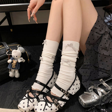 “稳叔”芭蕾玛丽～3.5c增高玛丽珍鞋女波点2026春季新款浅口单鞋