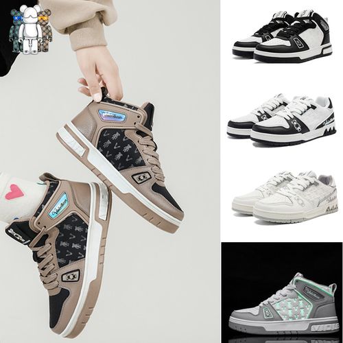 暴力熊轻奢时尚女鞋百搭情侣潮鞋板鞋8889-6668【仁汇优品X】主图