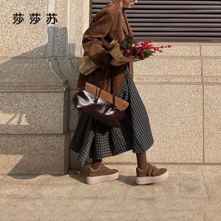 【小奶糕】莎莎苏2026年春季新款时尚运动鞋厚底休闲板鞋Z76102Y-16