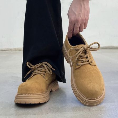 2026新款英伦风马丁靴休闲皮鞋休闲百搭韩版低帮秋季系带德比鞋